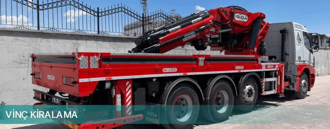 Menderes İlçemi Vinç Kiralama